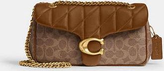 Coach Tabby Shoulder Bag 26 In Signature Canvas With Quilting