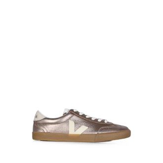 Veja Volley Metallic Leather Sneakers