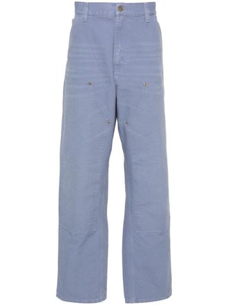 Carhartt Work in Progress Double Knee mid-waist straight-leg trousers - Blue