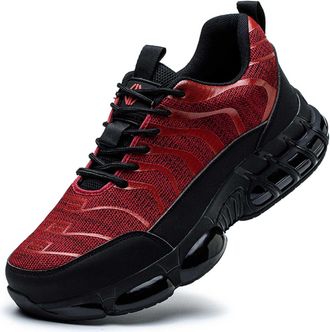 Generic Winter Shoes for Men Shoes for Men UK Outdoor Rock Climbing Sneakers Durable Anti Slip Footwear with Lightweight Hiking Ready Design Red