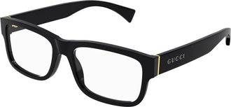 Gucci Optisch Montuur - Heren - Brillen - Zwart - 58 MM - Accessoires