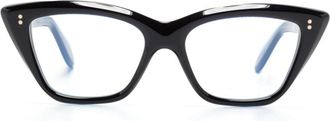 Cutler and Gross 9241 cat-eye-frame glasses - unisex - Acetate - 52 - Blue