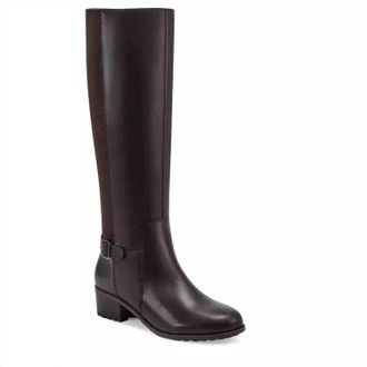 Easy Spirit Womens Chaza Tall Boots In Dark Brown