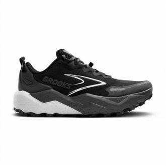 Brooks Mens Caldera 8 Shoes In Black/blackened/pearl White