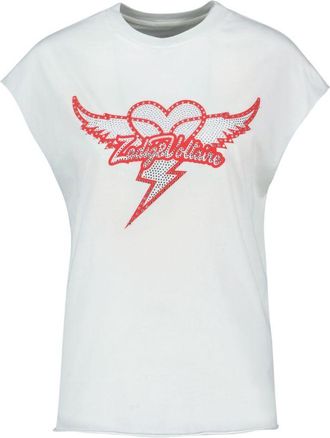 Zadig&Voltaire Womens T-Shirt White Cotton
