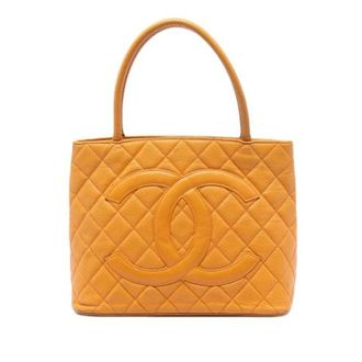 Chanel Bolso tote Medallion Pre-owned - Pre-owned - Mujer - Amarillo - ONE SIZE