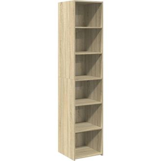 vidaXL Vidaxl - Aparador Alto Madera De Ingenier&iacute;a Roble Sonoma 40x41x185 Cm