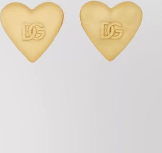 Dolce & Gabbana heart logo earrings