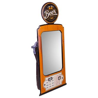 Wanderlust Deco Wanderlust Deco - Espejo De Metal Naranja 42x82x5