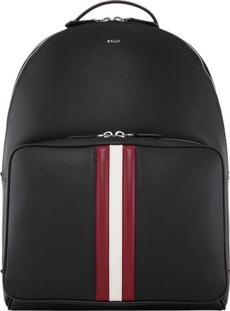 Bally Mythos Vertical Stripe Leather Backpack