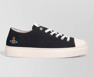 Vivienne Westwood lace up low top round toe sneakers