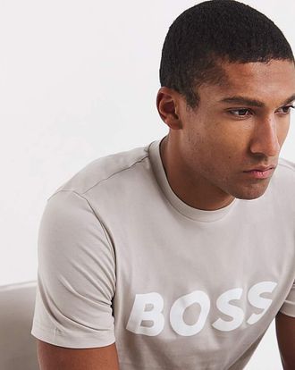 HUGO BOSS Classic Logo T-Shirt - Grey