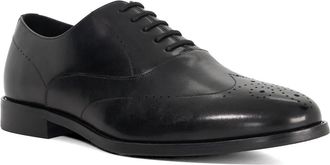 Dune London Mens SHAAY Lace-Up Leather Brogues Size UK 12 Black
