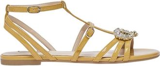 Liu Jo Sandy 08 Sandaal - Dames - Sandalen - Beige - 37 EU - Leer - Schoenen