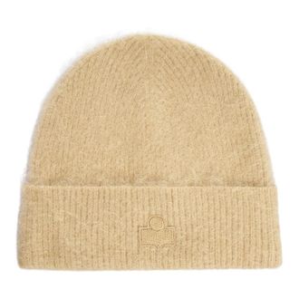 Isabel Marant Peeta Beanie - Dames - Hoeden - Beige - ONE Size - Accessoires