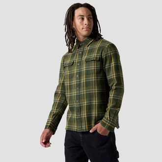 Backcountry Venture Midweight Flannel Shirt - Mens in Climbing Ivy Drifter Plaid at Nordstrom, Size Xx-Large