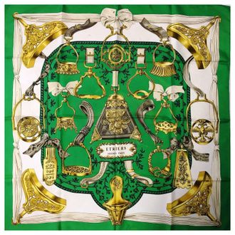 Herm&egrave;s Herm&egrave;s Vintage &Eacute;triers Silk Scarf