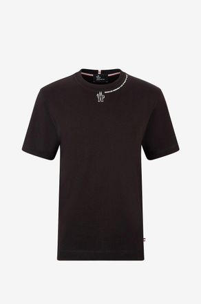 Moncler Kurzarm-T-Shirt mit Koordinatenprint Day-Namic