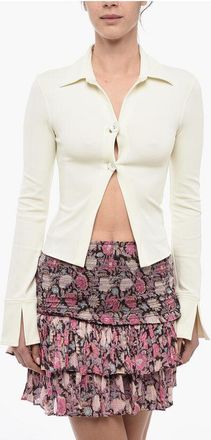 Off-white Long-Sleeve Shirt With Statement Buttons size 40