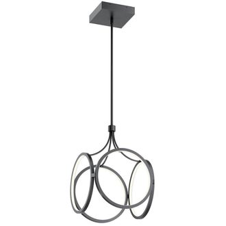 Netlighting Kichler Ciri Integrated LED Pendant Ceiling Light Matte Black 3000K