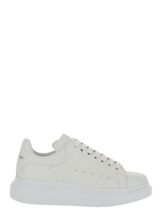 Alexander McQueen White Leather Sneakers