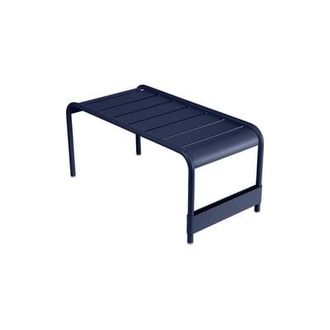 Fermob Coffee table Luxembourg - Blue - Lacquered aluminium - Designer Frédéric Sofia