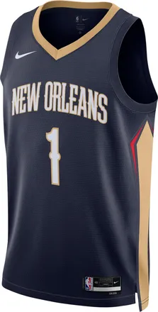 Nike Dri-FIT NBA New Orleans Pelicans Zion Williamson Icon Edition 2022/23 Swingman Jersey DN2014-419