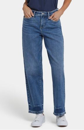 NYDJ Jemma High Waist Barrel Leg Jeans in Rainbow Blue at Nordstrom, Size 16