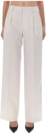 Pantaloni Torino Pantaloni a gamba larga in lana Deluxe - - Trousers - Donna - Beige - XL