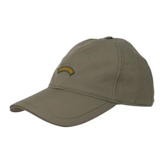 Paul & Shark Militair Groene Baseballpet met Maanbadge - Heren - Petten - Groen - XL - Katoen - Accessoires