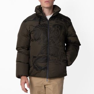 Burberry EKD Printed Puffer Jacket, Size X-Large