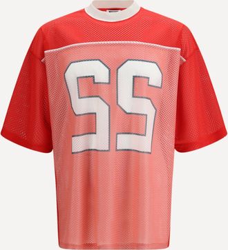 Moschino T-shirt in rete tecnica Man M