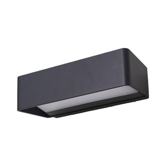 Lucande Lucande - L&aacute;mpara De Pared Led Exterior midvig En Negro Aluminio