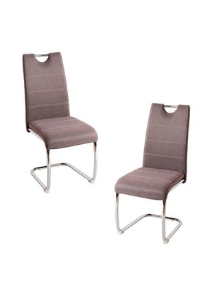 Regalos Miguel Regalos Miguel - Packs Sillas Comedor - Pack 2 Sillas Hallen Tela - Gris