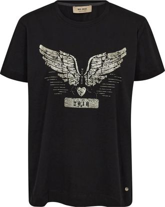 Mos Mosh Mujer, Camisetas, Negro, Talla: XL