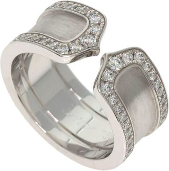 Cartier White Gold White Gold (18K) Band Ring (Pre-Owned)