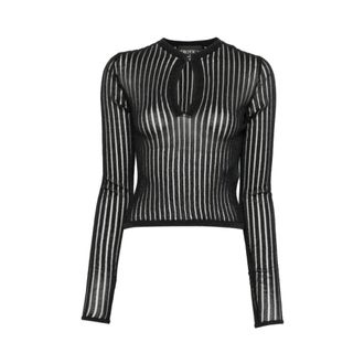 Dondup Dames, Blouses & Shirts, Zwart, Maat: S