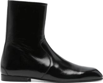 Khaite Stijlvolle Enkellaars - Dames - Enkellaarsjes - Zwart - 39 1/2 EU - Schoenen