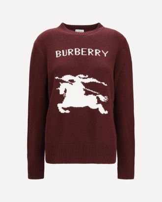 Burberry Cashmere and wool Sweater with Knight motif Female L
