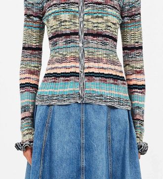 Ulla Johnson Lex Knit Cardigan In Azurite