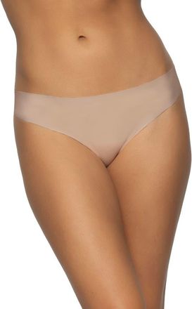 Felina Hint of Skin Assorted 5-Pack Thongs in Black/Sphinx/Rose/Nude at Nordstrom, Size X-Large