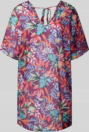 Venice Beach Tunika im Allover-Look Modell Cadu in Lila, Gr&ouml;&szlig;e 38