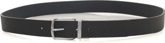 HUGO BOSS Onnie-Bperf-Or 35 Riem - Heren - Riemen - Zwart - ONE Size - Leer - Accessoires