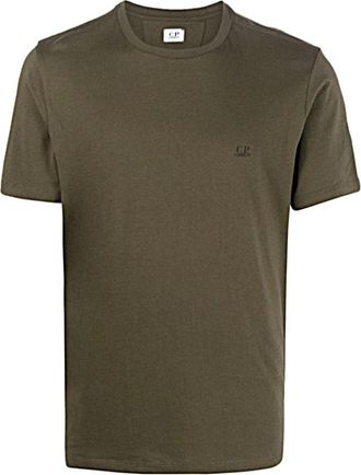 C.P. Company Klassiek T-shirt voor mannen - Heren - T-shirts - Groen - XL - Tops