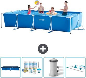 Intex Piscina Con Estructura Rectangular - 450x220x84 Cm - 7-piezas Scb7