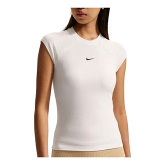 Nike (WMNS) Nike Sportswear Tight Ribbed T-Shirt White IF0243-133