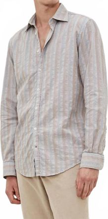Massimo Alba Genova Button Down Shirt In Stucco