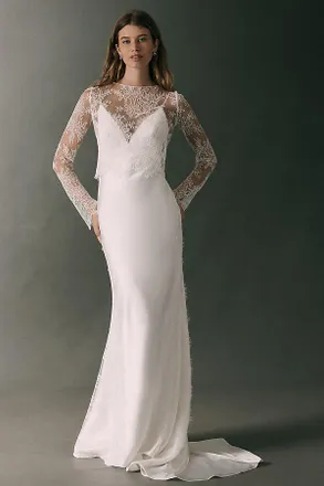 Jenny Yoo Renata Lace Topper