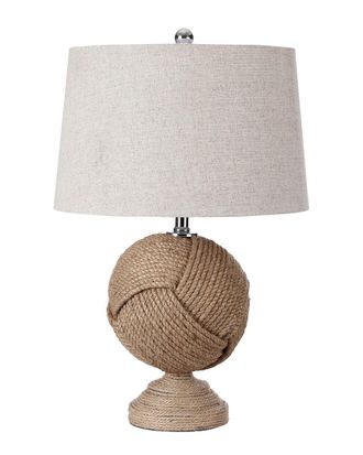 Jonathan Y Designs Jonathan Y Designs Monkeys Fist 24In Knotted Rope Table Lamp