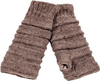 Nirvanna Designs Reverse Step Handwarmers in Cocoa at Nordstrom